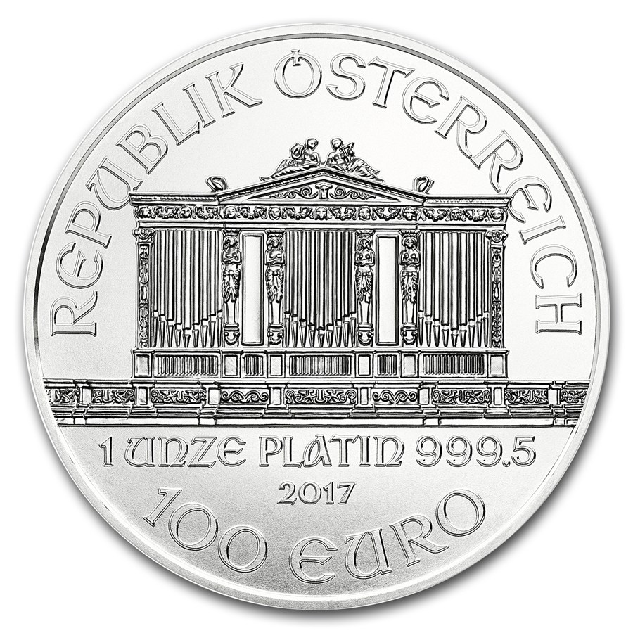 1 Oz Platinum Philharmonic COins