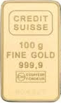 credit suisse gold bar 100g credit suisse gold bar 100g