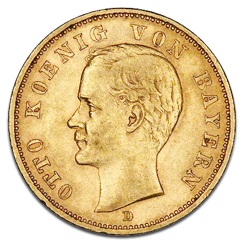 10 Mark Gold King Otto Bavaria 19001912
