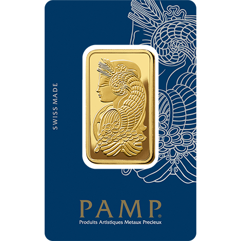 1 Ounce Pamp Fortuna Gold Bar