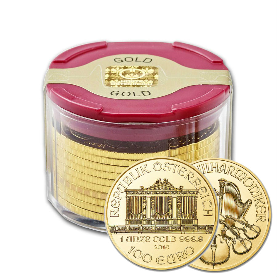 Monster Box 1 Ounce Philharmonic Gold Coins