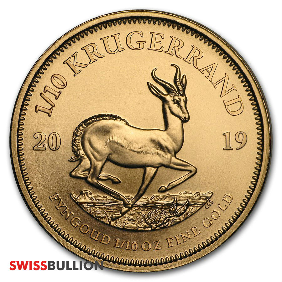 2019 1 10 Ounce Krugerrand Gold Coin 2019-1-10-ounce-krugerrand-gold-coin