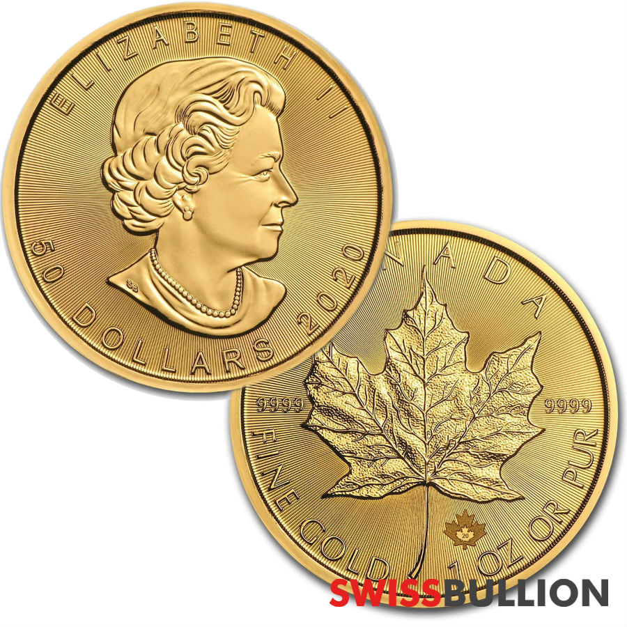 1 Ounce 2020 Maple Leaf Gold Coin